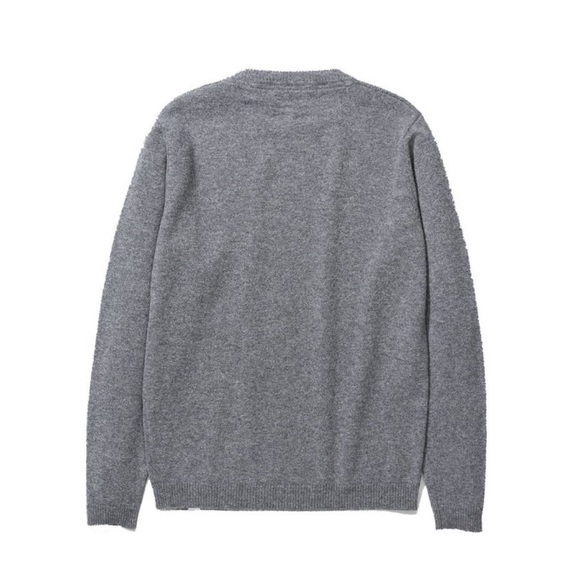 Norse Projects Sigfred Lambswool Crew Sweater Grey Medium - Picture 4 of 12